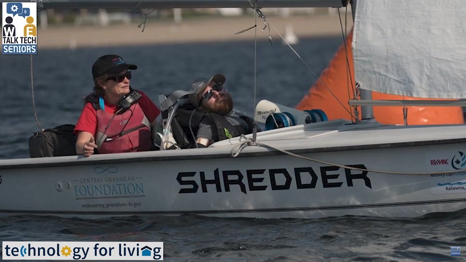 Sailboat adapted to be driven handsfree